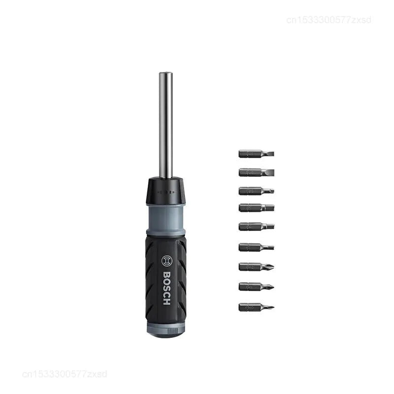 Xiaomi Bosch-Multifuncional Ângulo Ratchet Chave De Fenda, Conjuntos De Chave De Fenda Profissional, Ferramenta De Manutenção Portátil Com Bits, 10 em 1